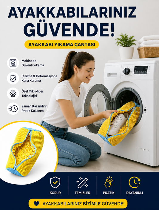 ShoeWash™ Ayakkabı Yıkama Çantası
