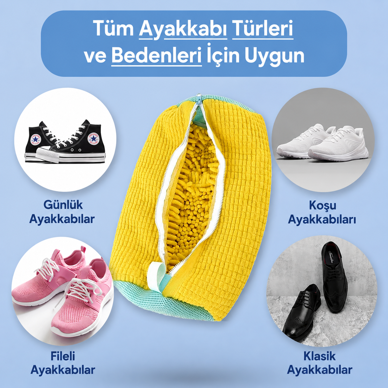Shoewash-Ayakkabı Yıkama Çantası