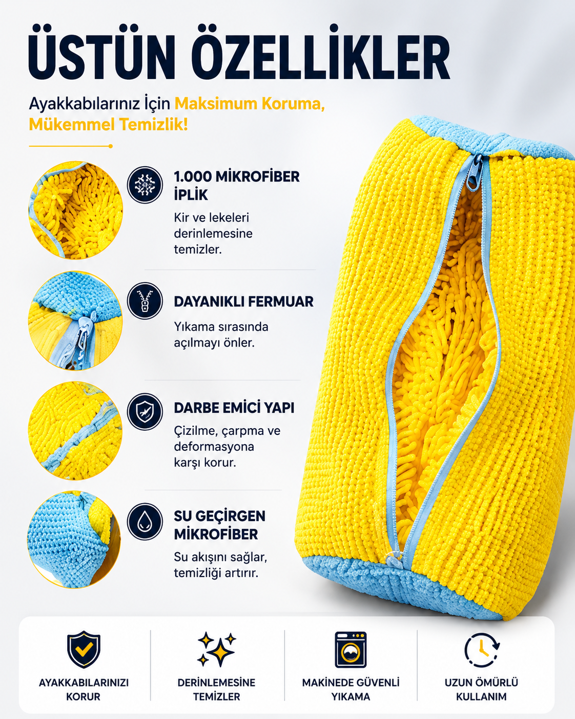 ShoeWash™ Ayakkabı Yıkama Çantası