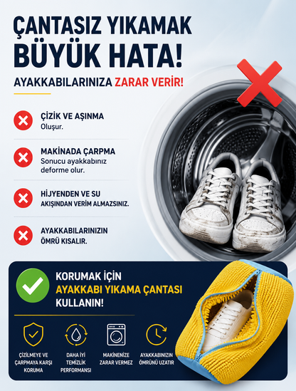 ShoeWash™ Ayakkabı Yıkama Çantası